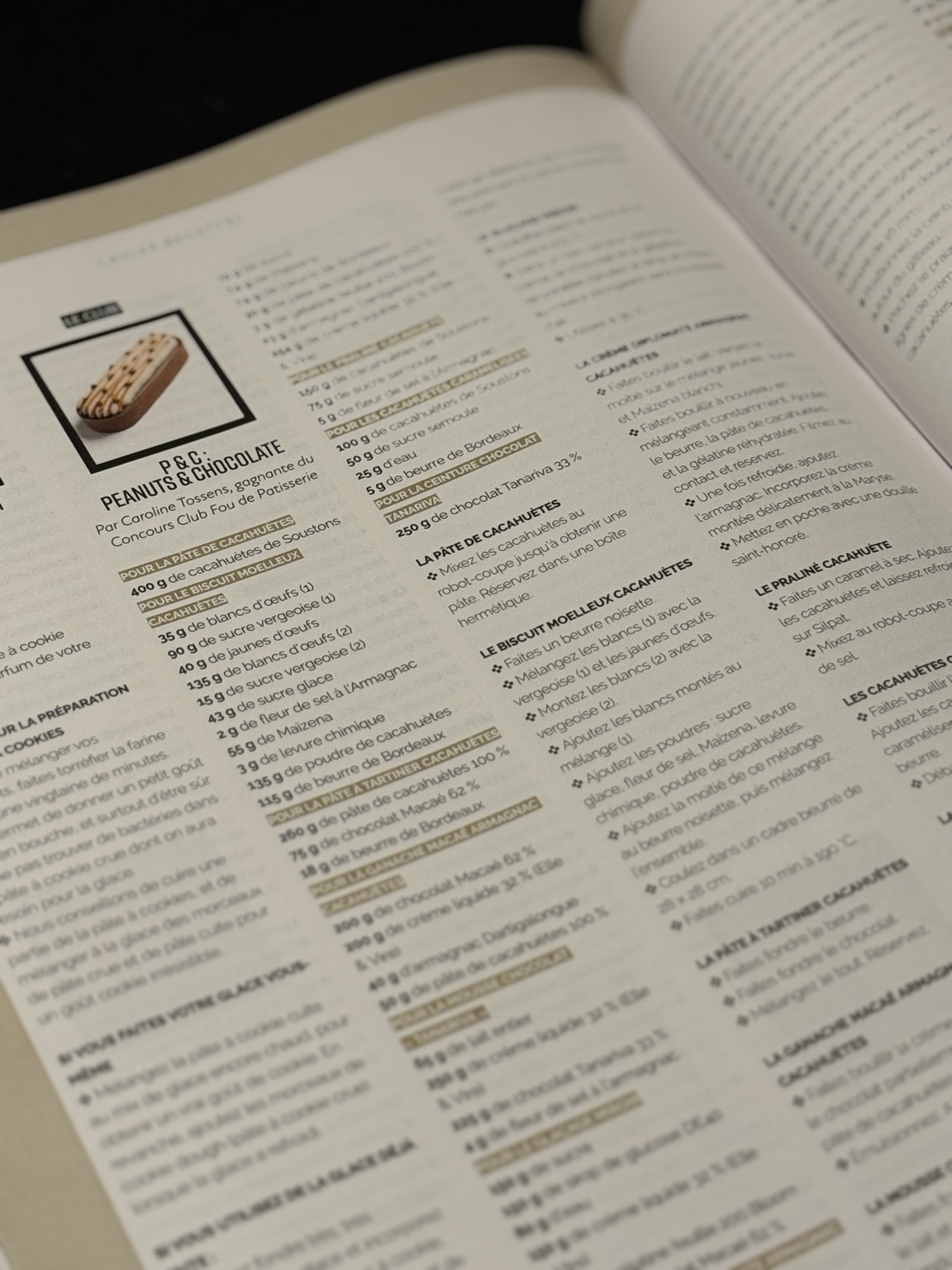 La recette du P&C dans Fou de Pâtisserie