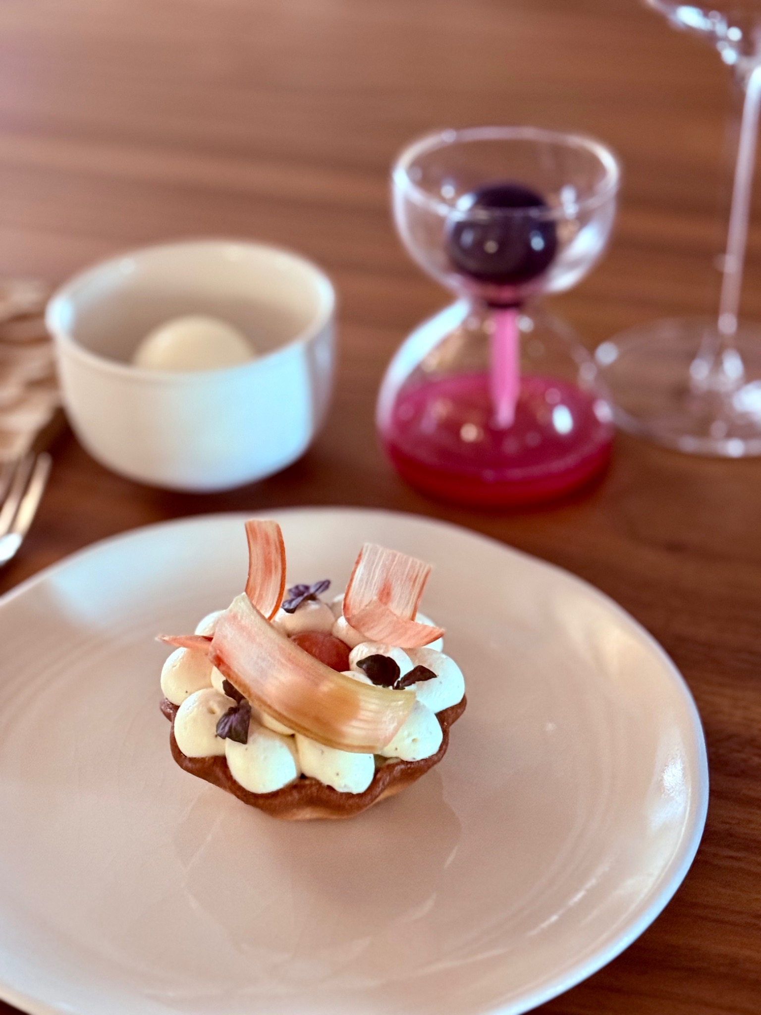 Rhubarbe · Shiso · Yaourt